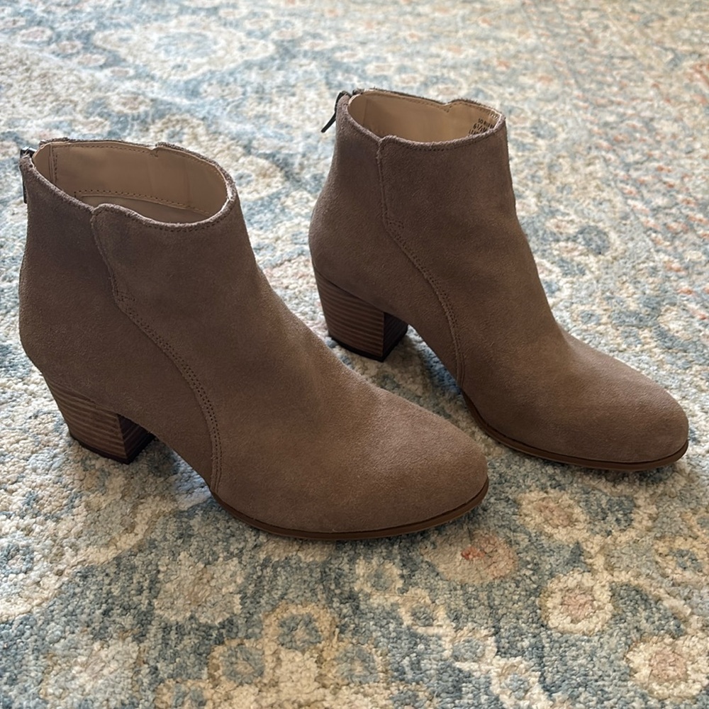 Sole Society Suede Booties Size 6.5